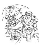 disegni flintstones da colorare