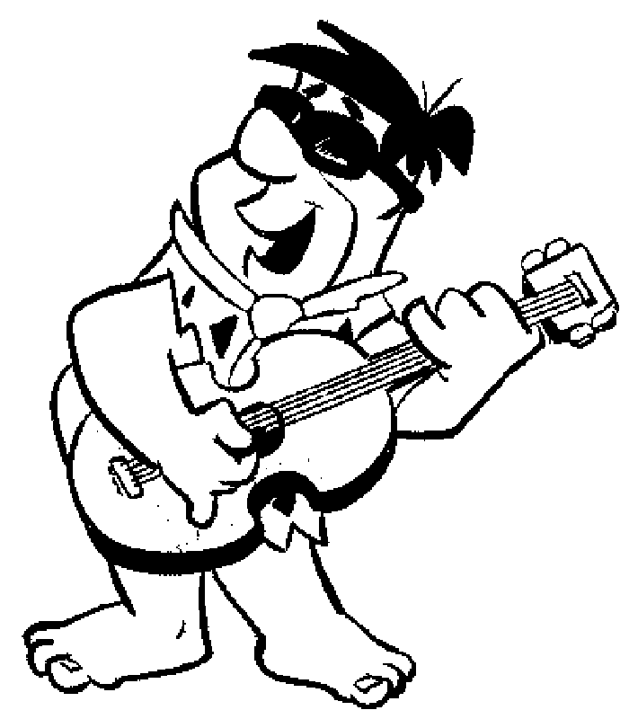 disegni flintstones da colorare