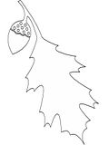 disegni foglie da colorare