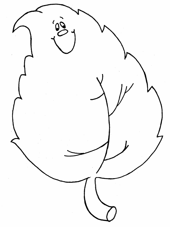 disegni foglie da colorare