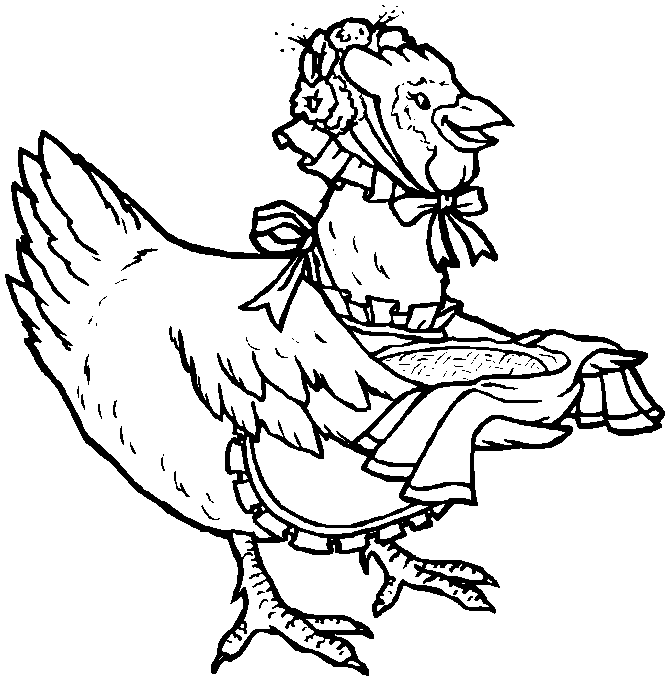 disegni gallo colorare