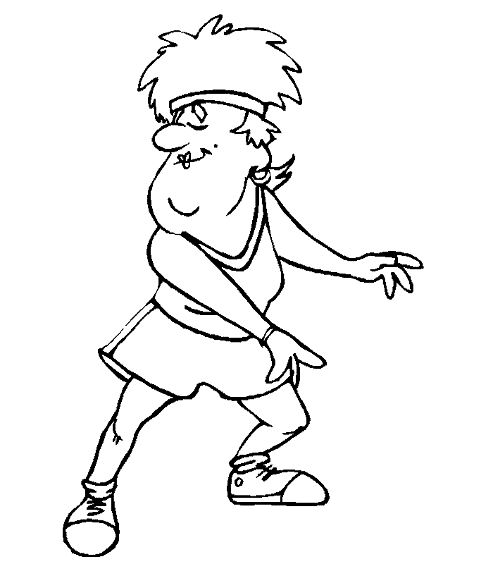 disegni ginnastica da colorare