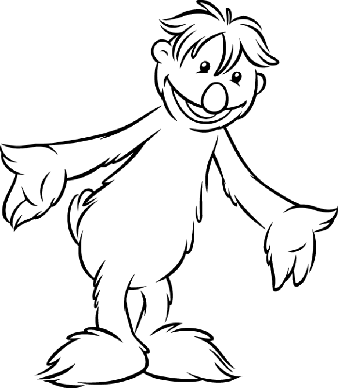 disegni hoobs da colorare
