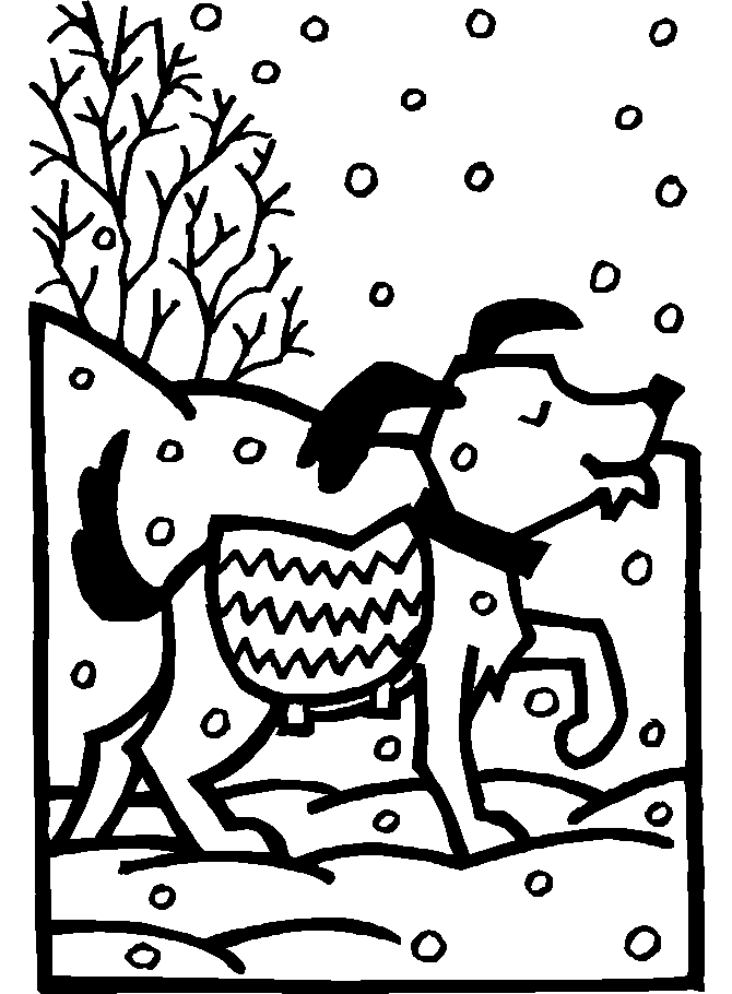 disegni inverno da colorare