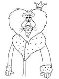 disegni leoni da colorare