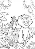 disegni madagascar da colorare