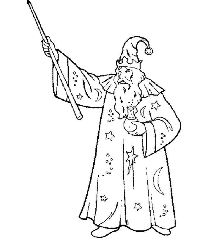 disegni maghi da colorare
