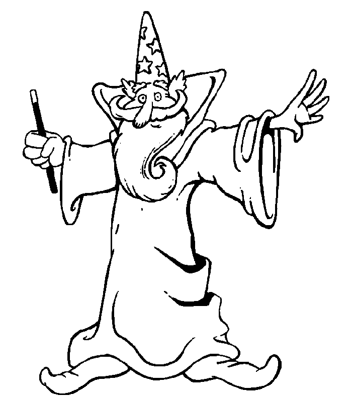 disegni maghi da colorare