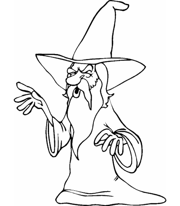 disegni maghi da colorare