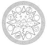 disegni mandala da colorare