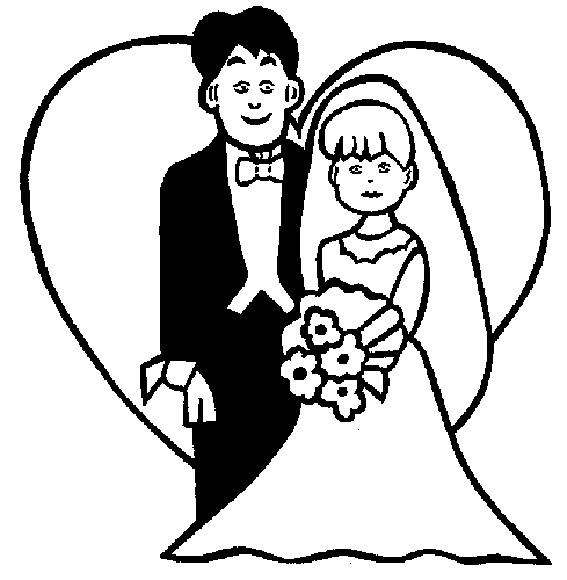 disegni matrimonio da colorare