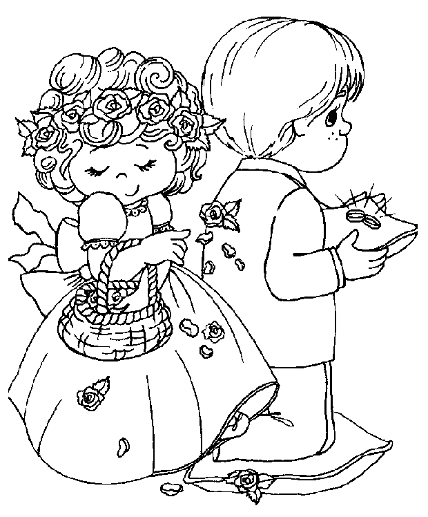 disegni matrimonio da colorare