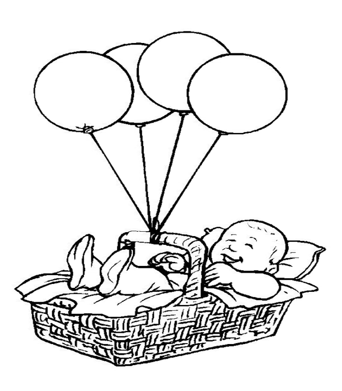 disegni nascita da colorare