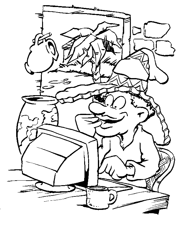 disegni pc da colorare