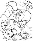 disegni petit poney da colorare