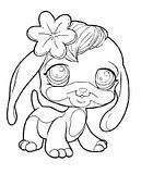 disegni petshop potam poney da colorare
