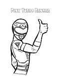 disegni power rangers da colorare