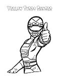 disegni power rangers da colorare