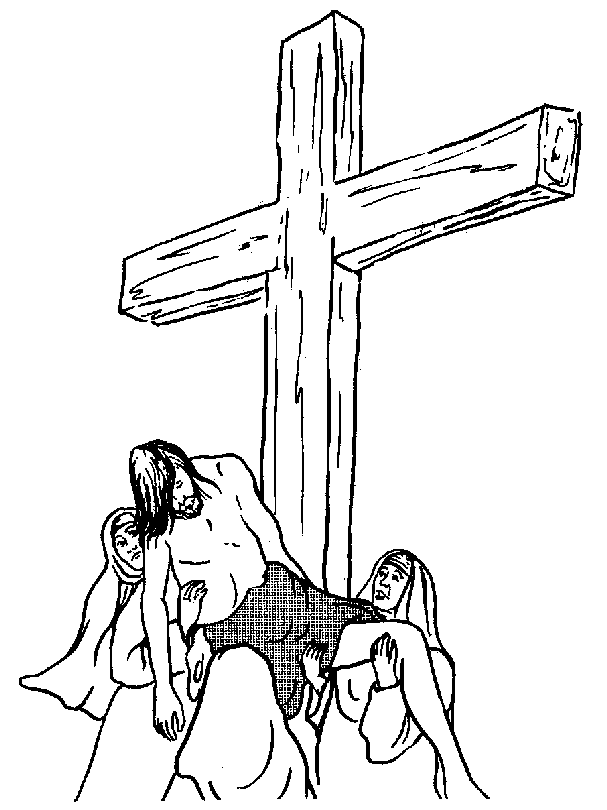 disegni religione da colorare