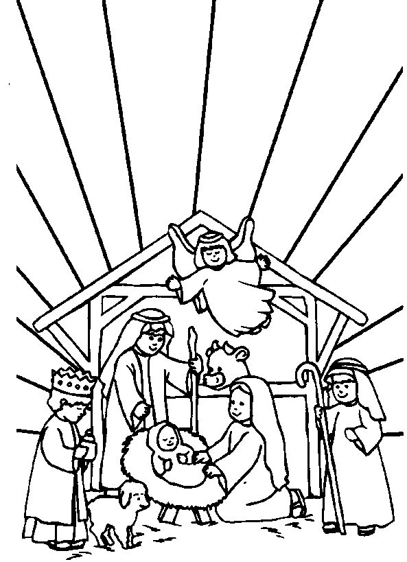 disegni religione da colorare