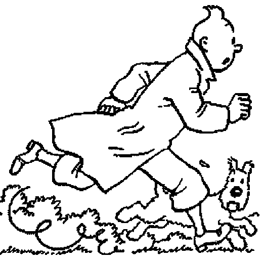 disegni rintintin da colorare