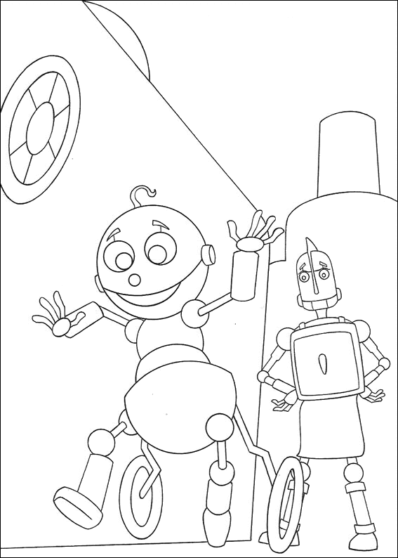 disegni robot da colorare