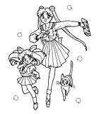 disegni sailor moon da colorare