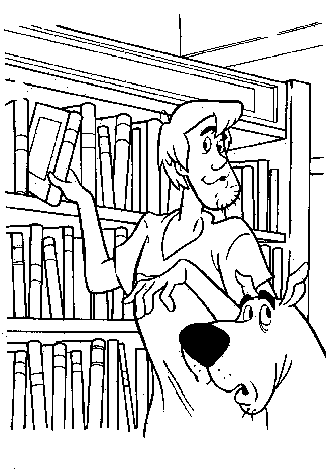 disegni scooby doo da colorare