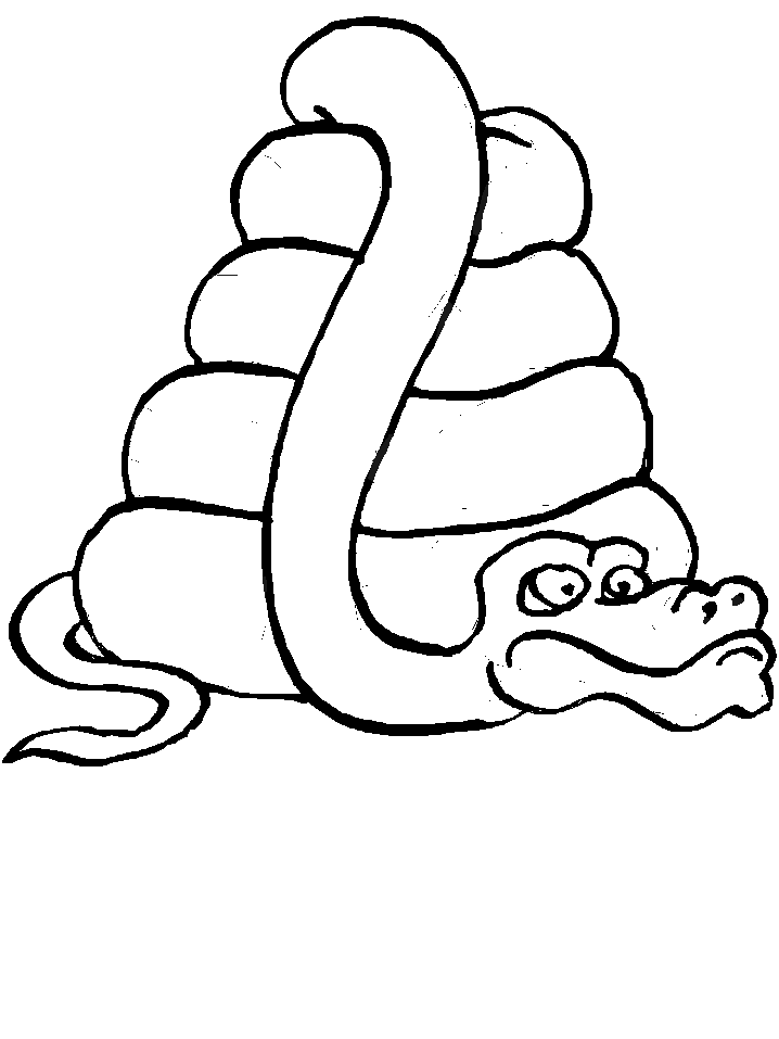 disegni serpenti da colorare