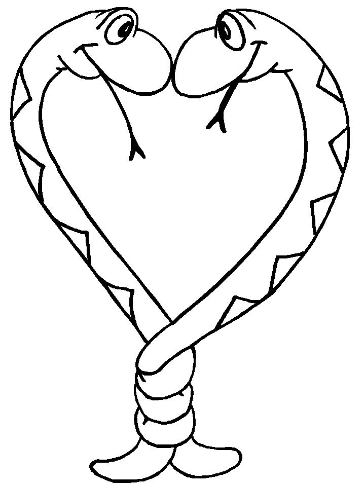 disegni serpenti da colorare