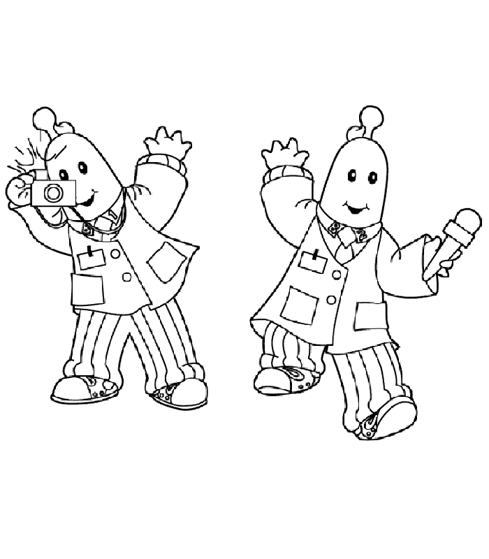 disegni signor banana da colorare