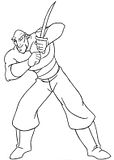 disegni sinbad da colorare