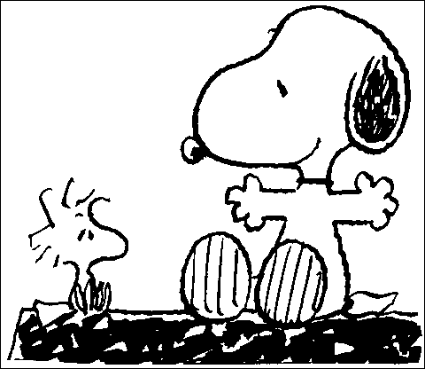 disegni snoopy colorare