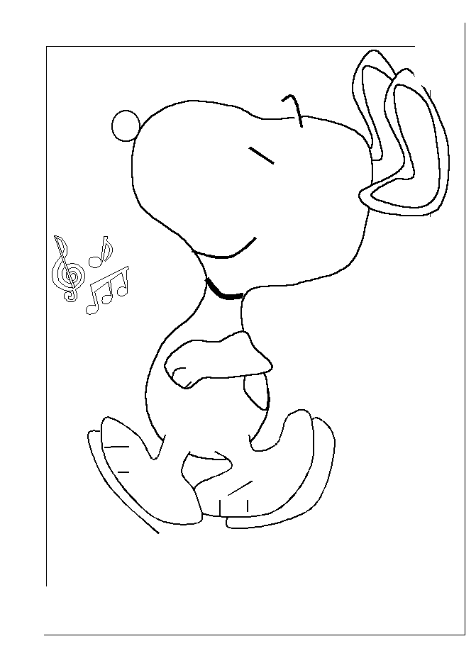 disegni snoopy colorare