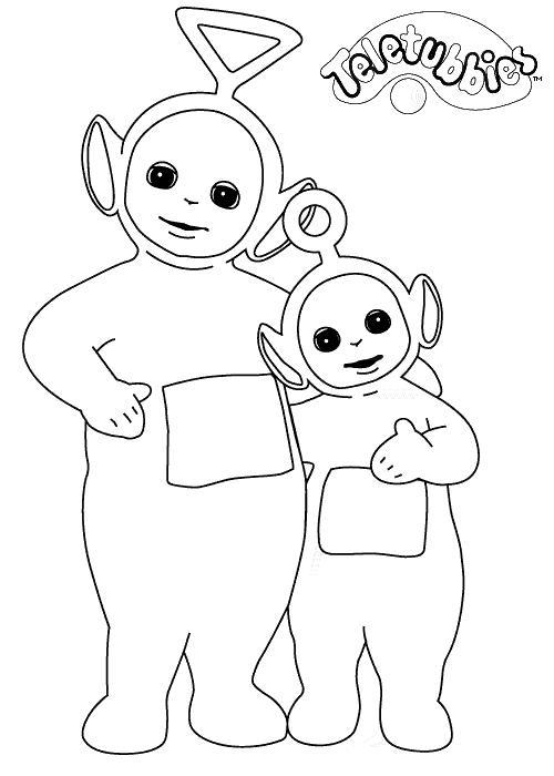 disegni teletubies da colorare