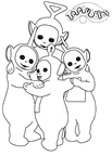 disegni teletubies da colorare