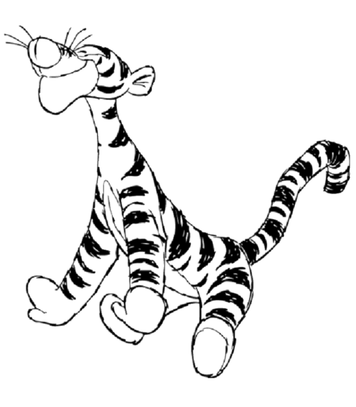 disegni tigro da colorare