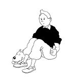 disegni tintin da colorare