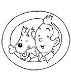 disegni tintin da colorare
