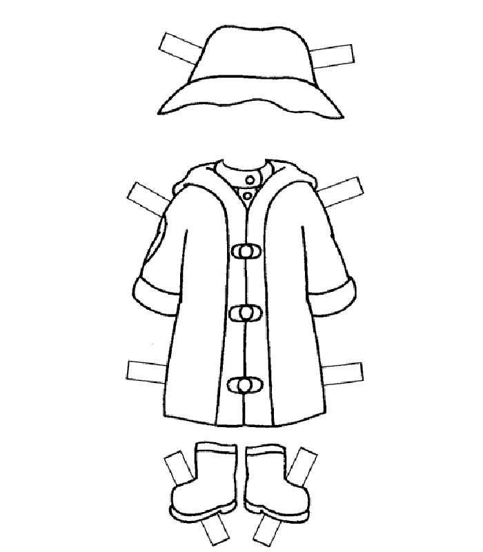 disegni vesti caillou da colorare