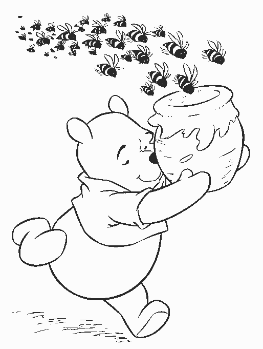 disegni winnie the pooh da colorare