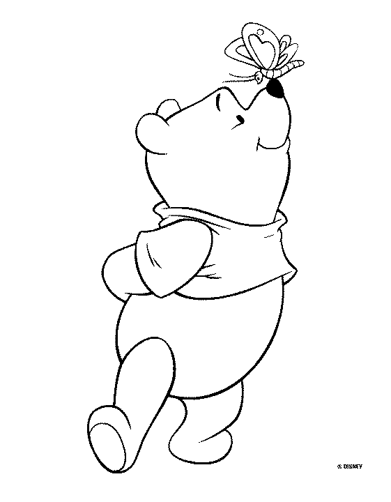 disegni winnie the pooh da colorare