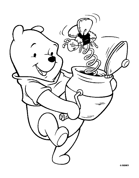 disegni winnie the pooh da colorare