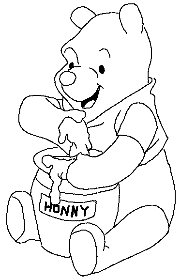 disegni winnie the pooh da colorare