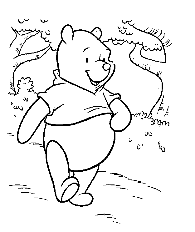 disegni winnie the pooh da colorare
