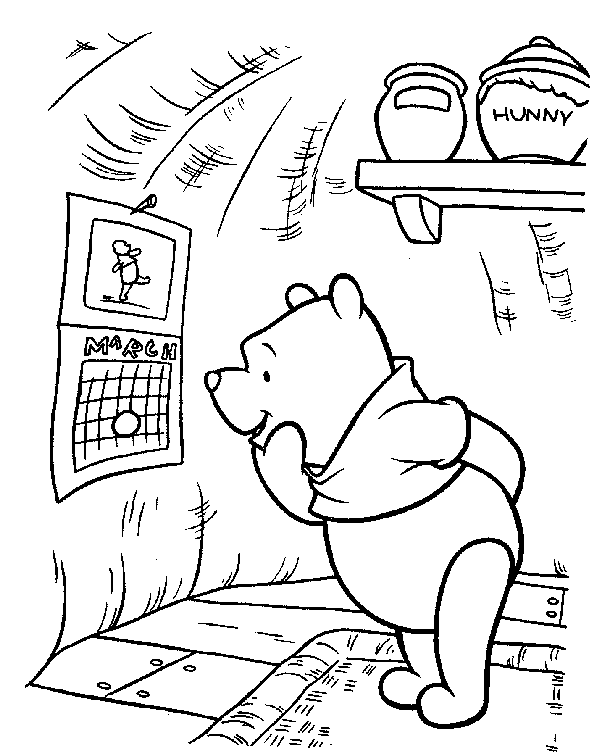 disegni winnie the pooh da colorare
