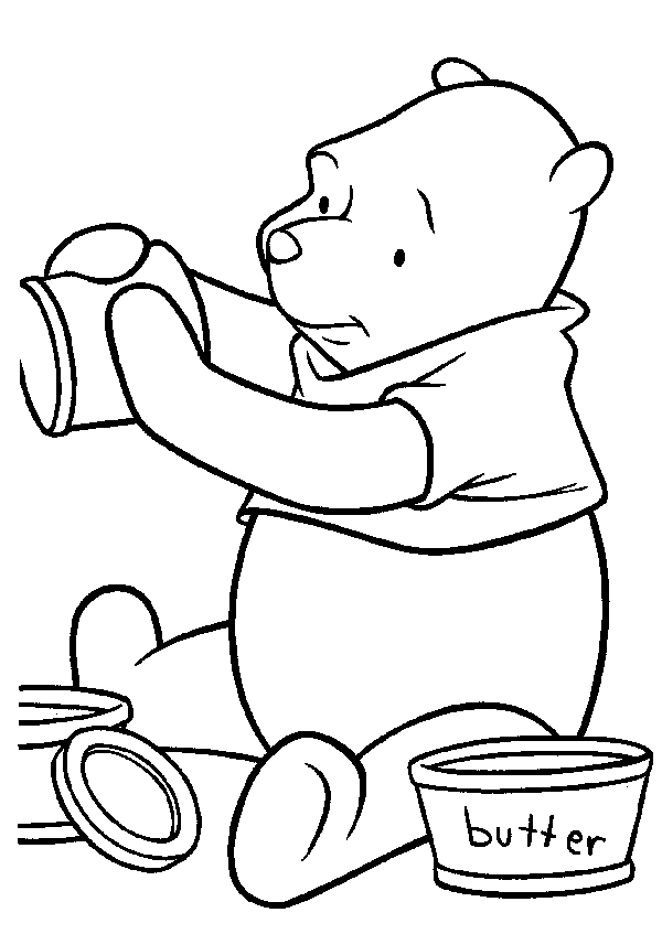 disegni winnie the pooh da colorare