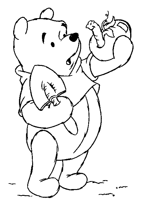disegni winnie the pooh da colorare