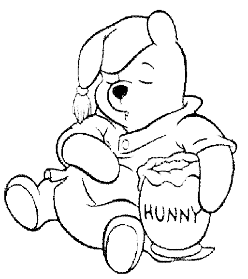 disegni winnie the pooh da colorare