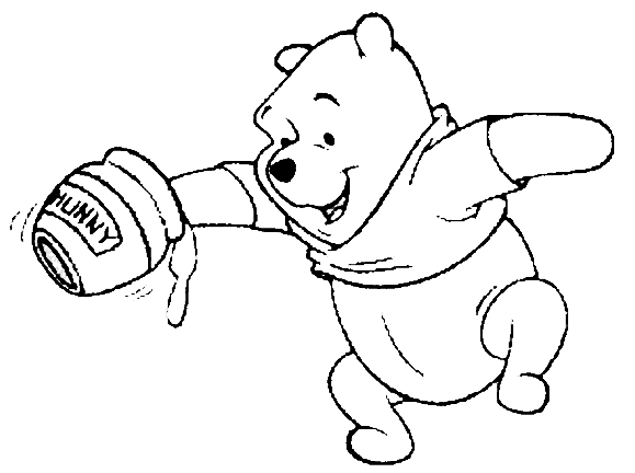 disegni winnie pooh da colorare